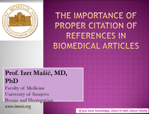 The Importance of Proper Citation of References in Biomedical Articles